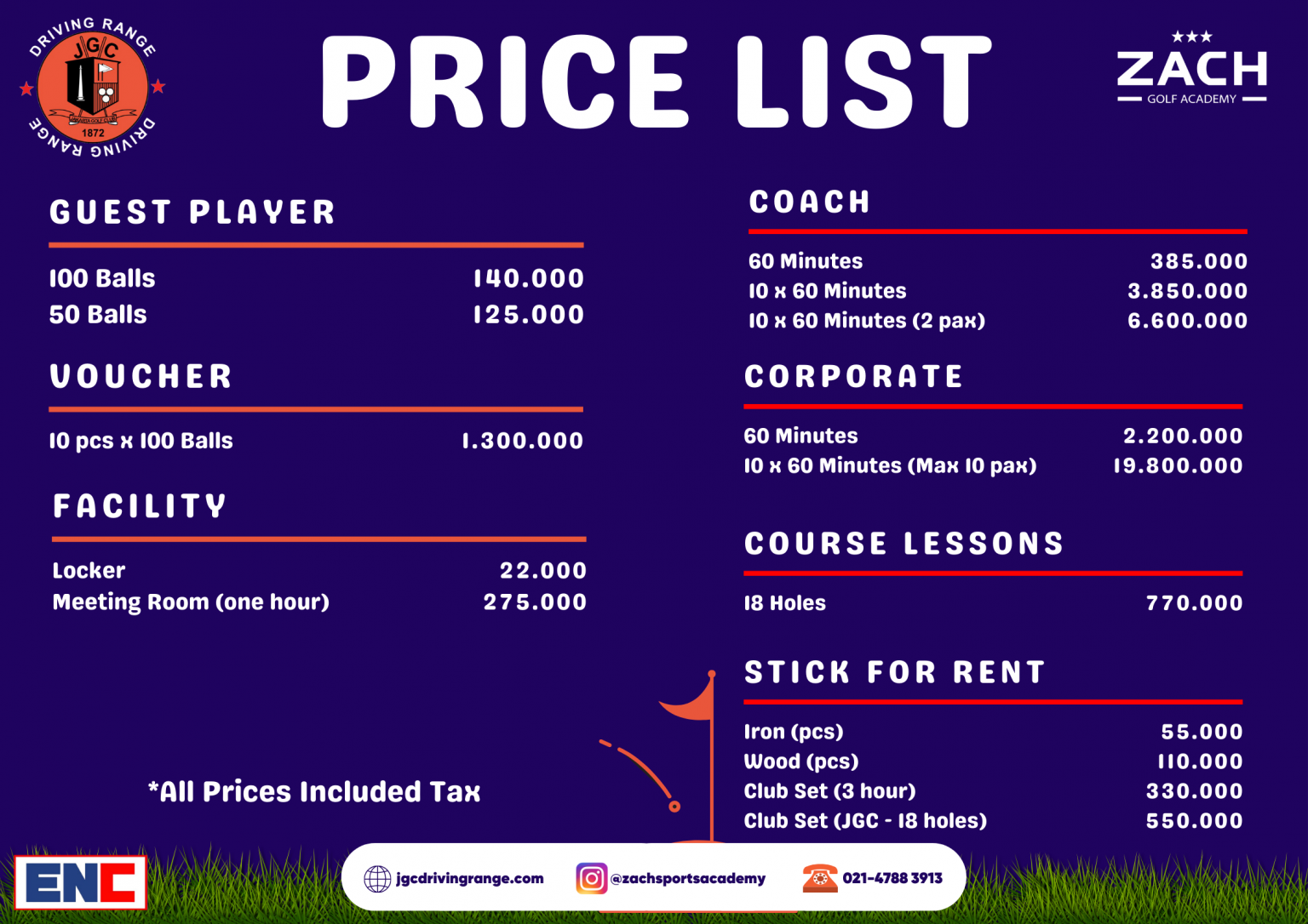 Driving Range, Jakarta Golf Club Rawamangun