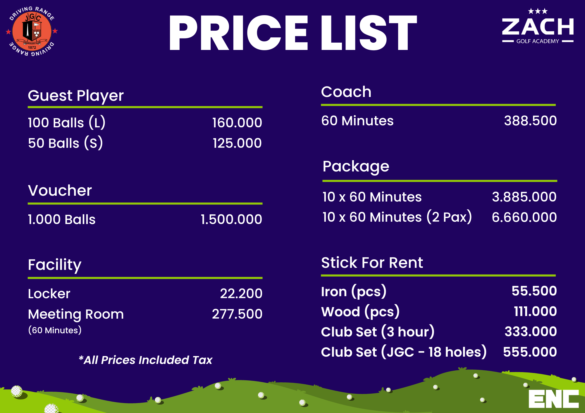 Driving Range, Jakarta Golf Club Rawamangun